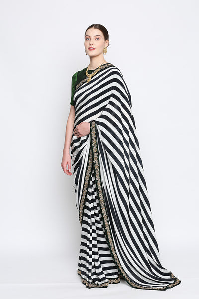 Alia Stripe Silk Saree