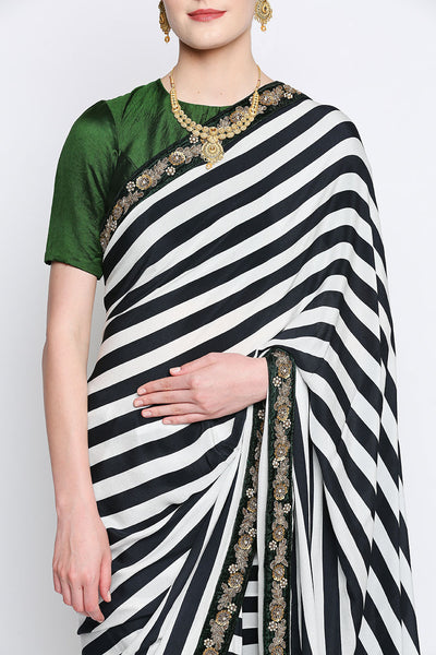 Alia Stripe Silk Saree